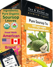 vidafarm - Pure Soursop Tea made with Pure Graviola Leaf- Guanabana Leaves- 20 Organic Tea Bags Moksha Ayurveda